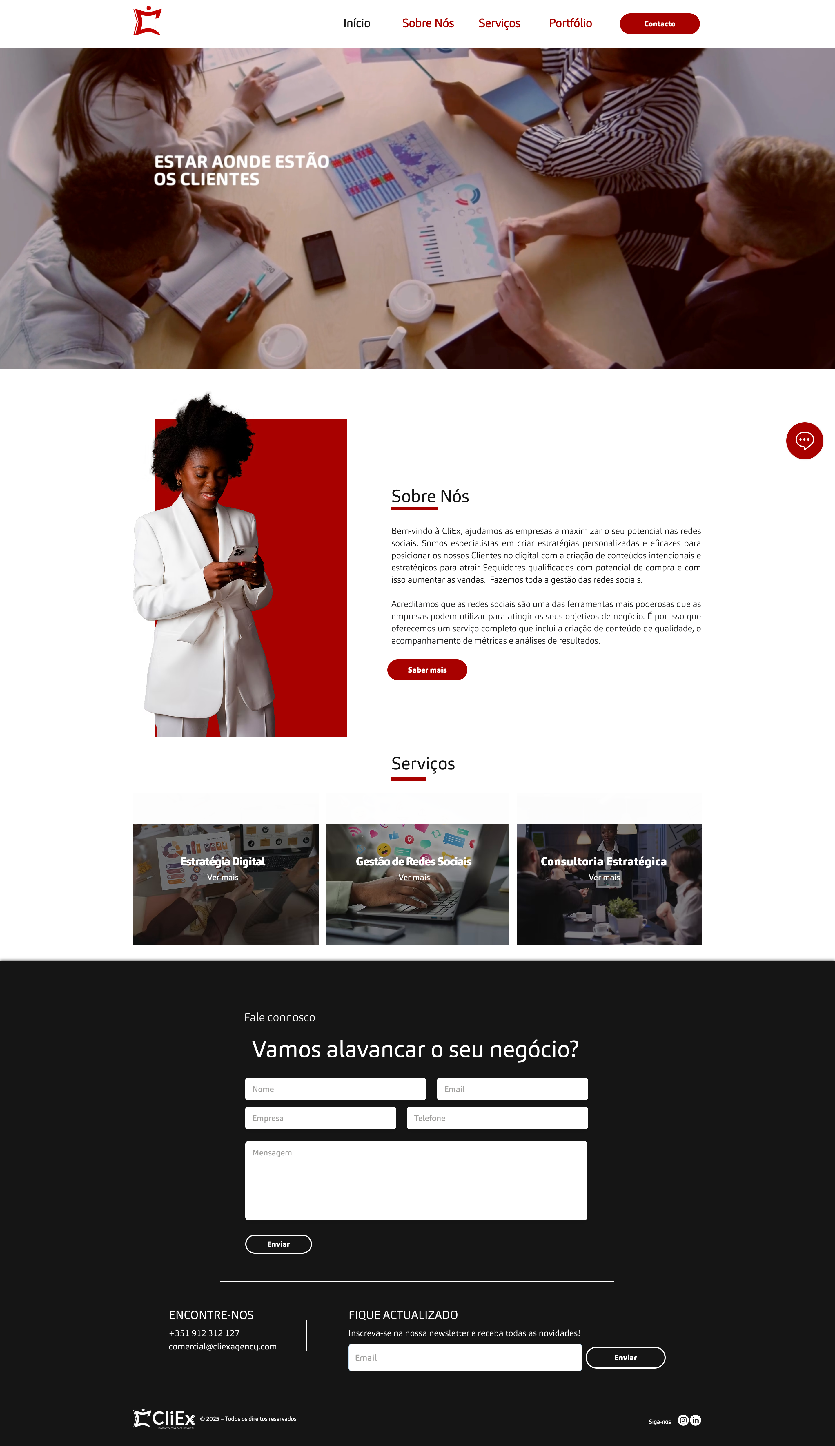 Cliex Agency — Website